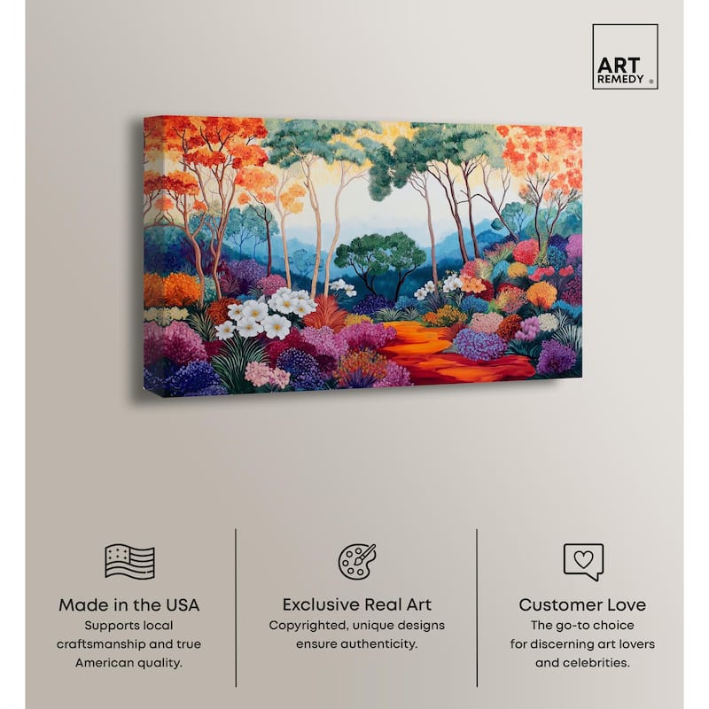 Solara's Bloom II Canvas by Art Remedy, Gallery Wrapped