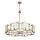 preview thumbnail 4 of 5, Marco 8-Light Chandelier in Brushed Champagne Bronze with Clear Glass - 8 Light Chandelier