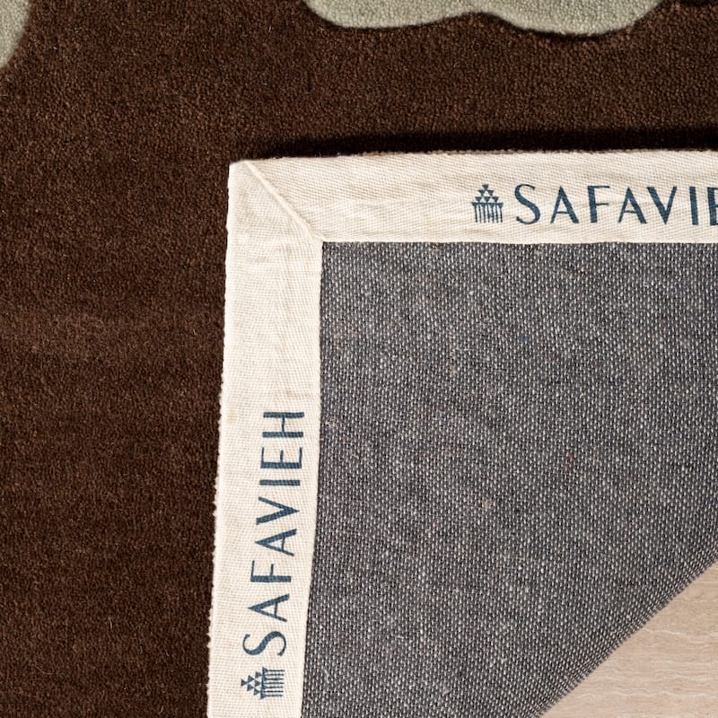 SAFAVIEH Handmade Modern Art Neetu Modern Polyester Rug