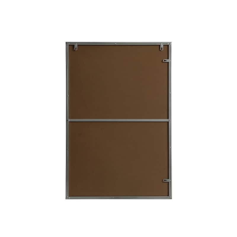 Indigo Home Metal Frame Rectangle Mirror 24x36 Inch