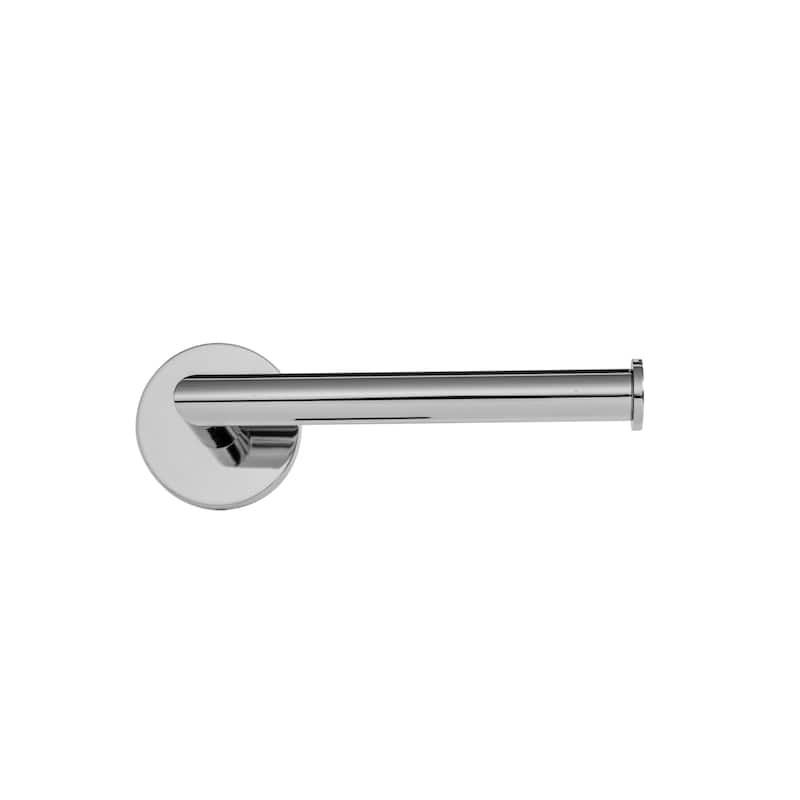Croydex Epsom Flexi-Fix Screw or Glue Toilet Paper Holder in Chrome