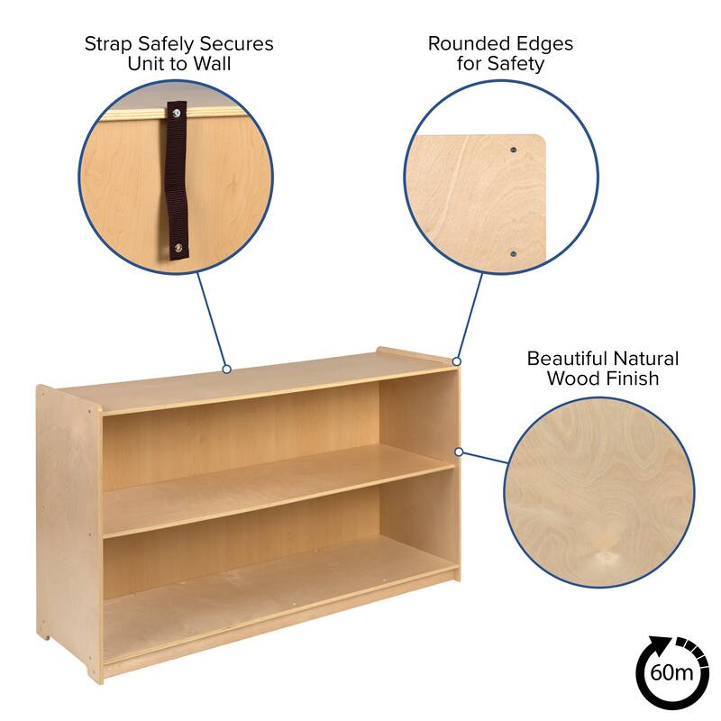 Wooden School Classroom Storage Cabinet for Commercial or Home Use