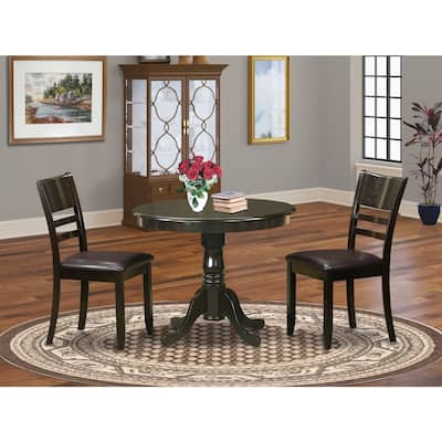 Round Kitchen Table Set with Dining Chairs - Modern Dining Room Table & Chairs