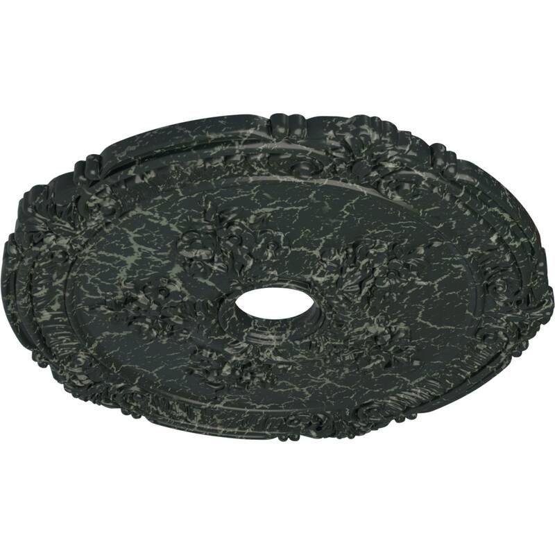 26"OD x 3 3/4"ID x 1 1/2"P Attica with Rose Ceiling Medallion