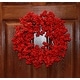 preview thumbnail 2 of 1, 16" Red Berry Wreath on Natural Twig Base - Multicolor