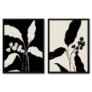 Americanflat 2 Piece 11x14 Unmatted Framed Print Set - New Growth by PI Creative Art