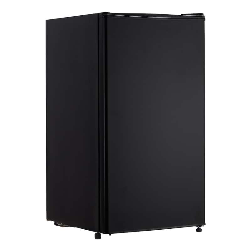 3.2 Cu.Ft Compact Refrigerator with Freezer, Single Door Mini Fridge - Black