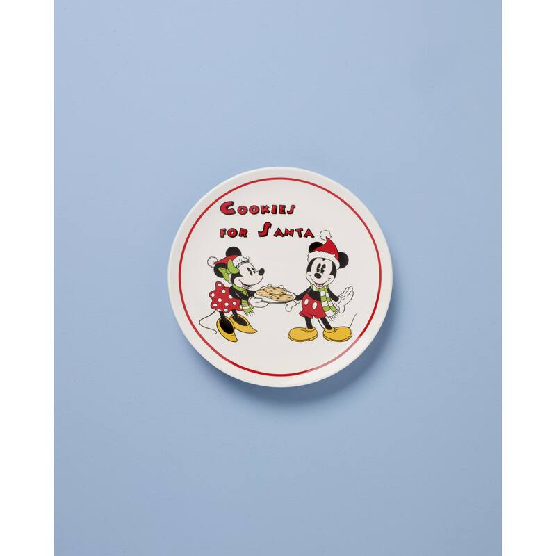 Lenox Disney Holiday Cookies for Santa Plate