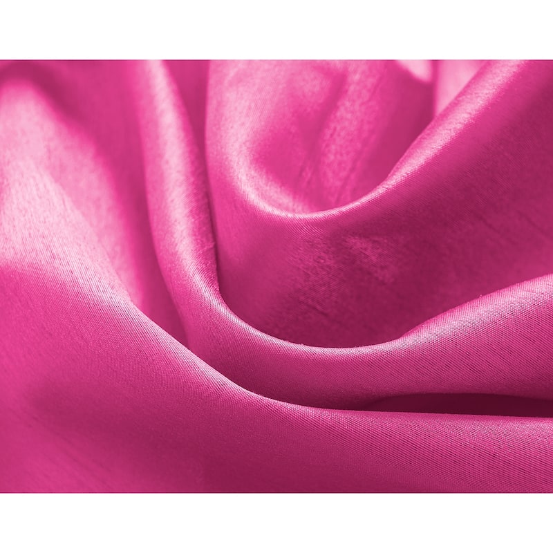 Nancy Faux Silk Grommet Window Curtain Panel - 84 or 95 inch