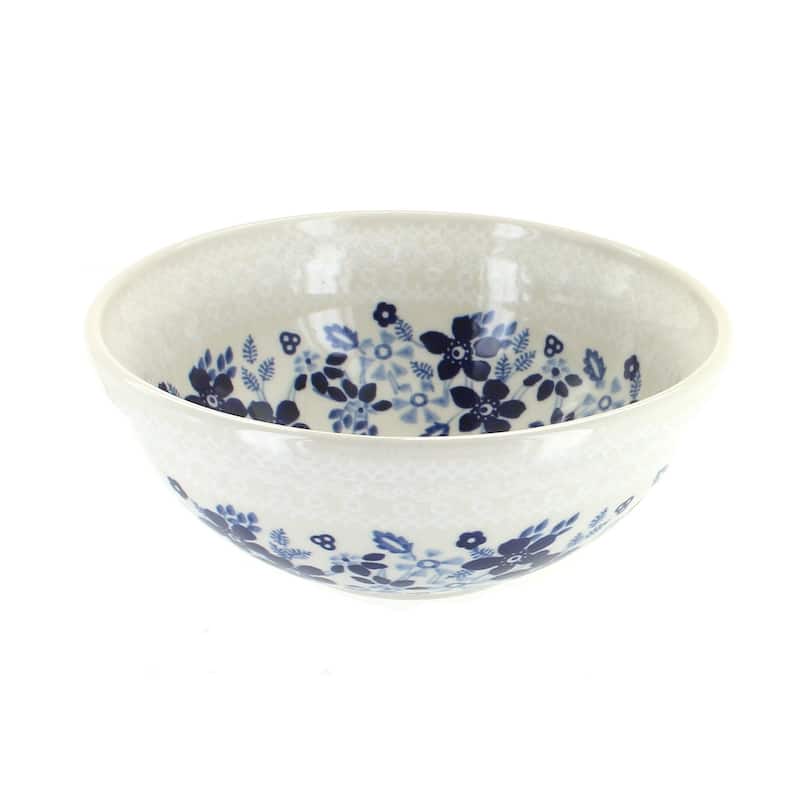 Blue Rose Polish Pottery Manufaktura Cereal Bowl - Christiana