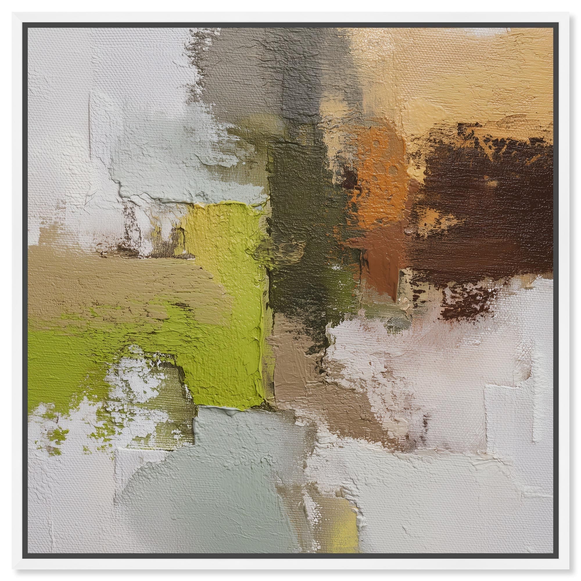 Earthy Hues III Rustic Wall Art Canvas Print by Art Remedy