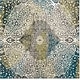 preview thumbnail 34 of 34, SAFAVIEH Watercolor Agafia Medallion Rug 6'7" Square - Ivory/Peacock Blue - Square