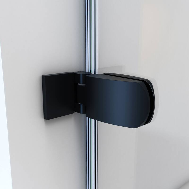 DreamLine Aqua Uno 56-60 in. W x 58 in. H Frameless Hinged Tub Door with Extender Panel - 56" - 60" W