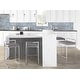 preview thumbnail 18 of 51, Silver Orchid Forrest Stackable Stainless Steel Bar Stool (Set of 2) - N/A