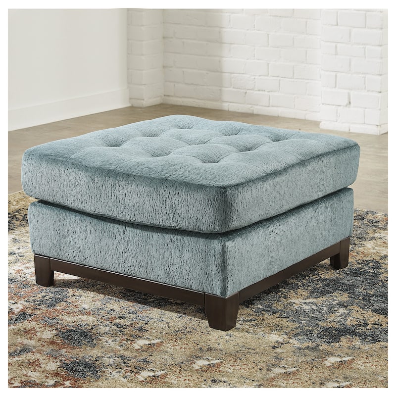 Signature Design by Ashley Laylabrook Oversized Accent Ottoman - Teal