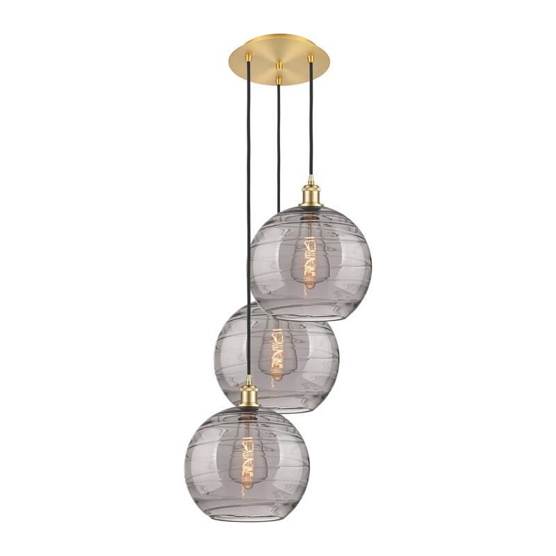 Innovations Lighting 113B-3P 41 19 Athens Deco Swirl Pendant Athens