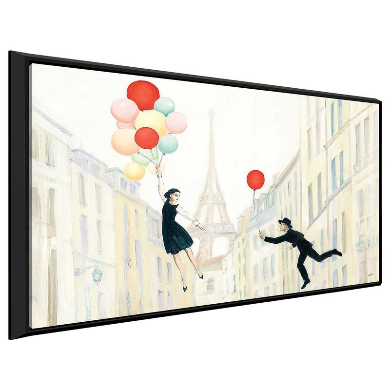 "Aloft In Paris I" Print on Floating Canvas