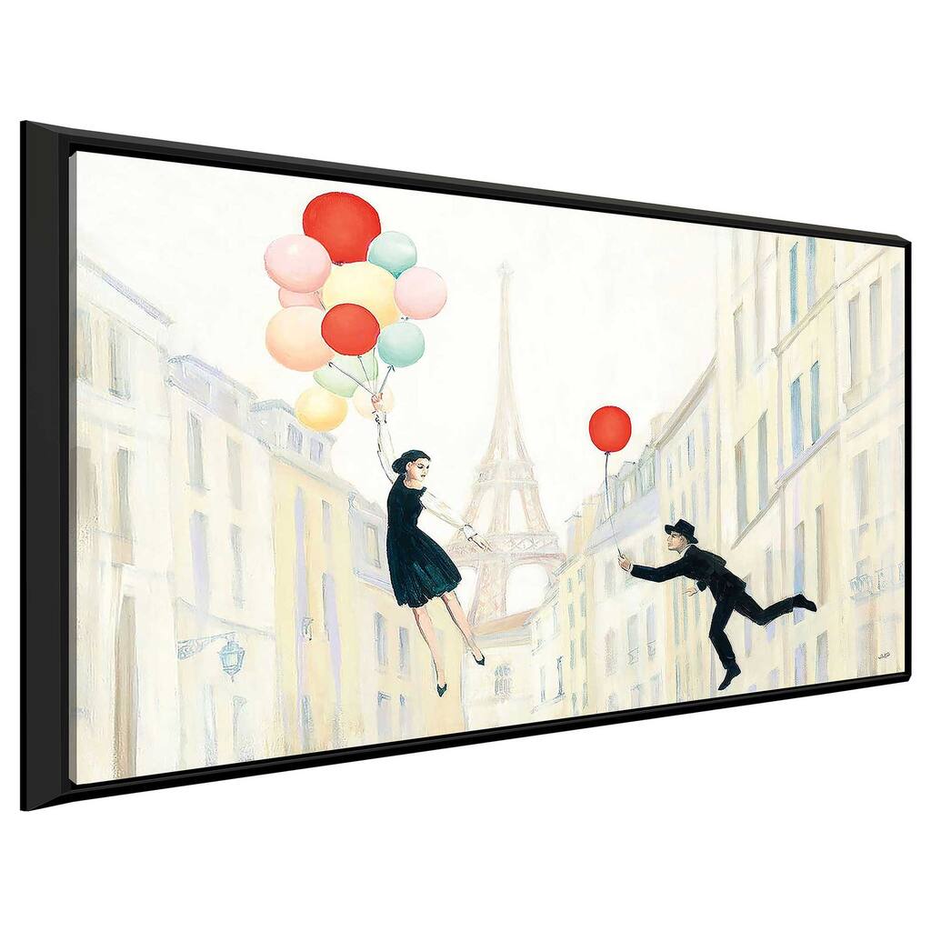 "Aloft In Paris I" Print on Floating Canvas