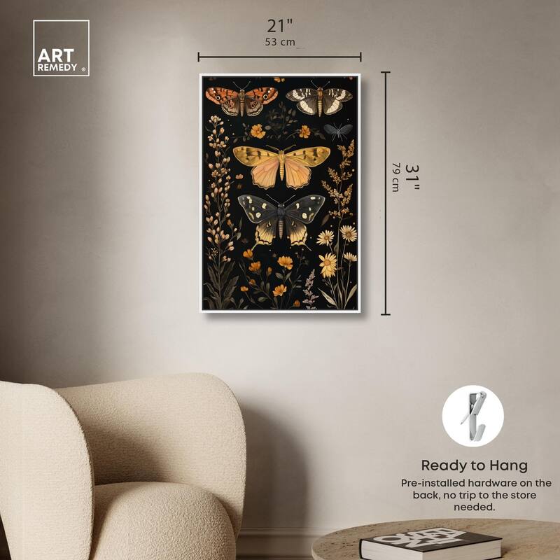 Winged Visitors II Canvas by Art Remedy