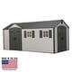 preview thumbnail 1 of 10, Lifetime 17.5 FT x 8 FT Outdoor Storage Shed