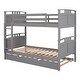 preview thumbnail 7 of 7, Rustic and Adorable House Shaped Full Size Bed Frame with Twin Trundle - Perfect for Kids' Bedroom
