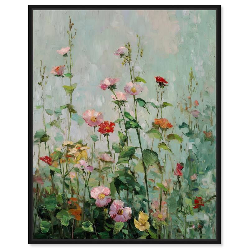 String of Colors I Canvas by Art Remedy - Black - 36" x 45"