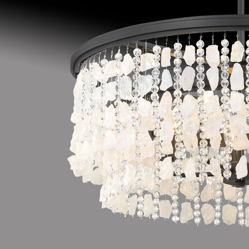 Minka Lavery 6705 Shimmering Elegance 5 Light 28" Wide Crystal