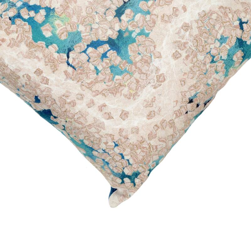Liora Manne Visions III Elements Indoor/Outdoor Pillow Cool 20" Square