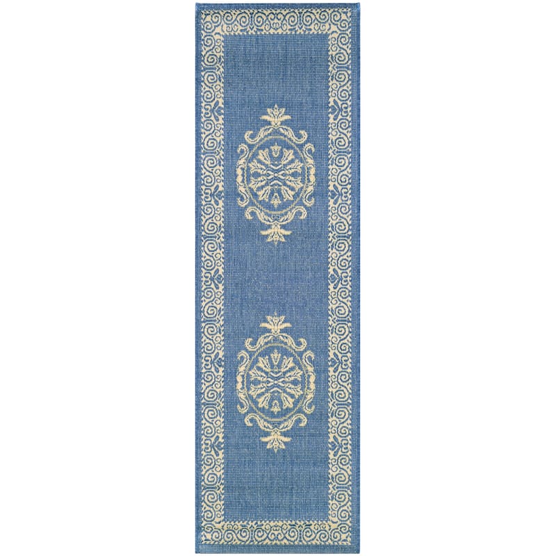 Pergola Emblem Indoor/ Outdoor Area Rug