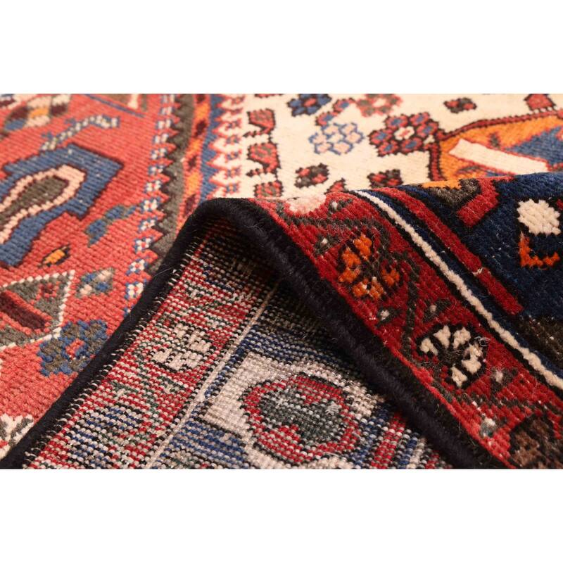 ECARPETGALLERY Hand-knotted Anatolian Vintage Red Wool Rug - 4'11 x 6'2