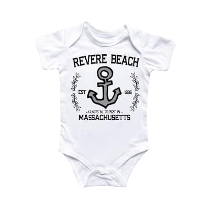 Revere Beach Massachusetts - Baby Boy Girl Clothes Infant Bodysuit Funny Cute Newborn