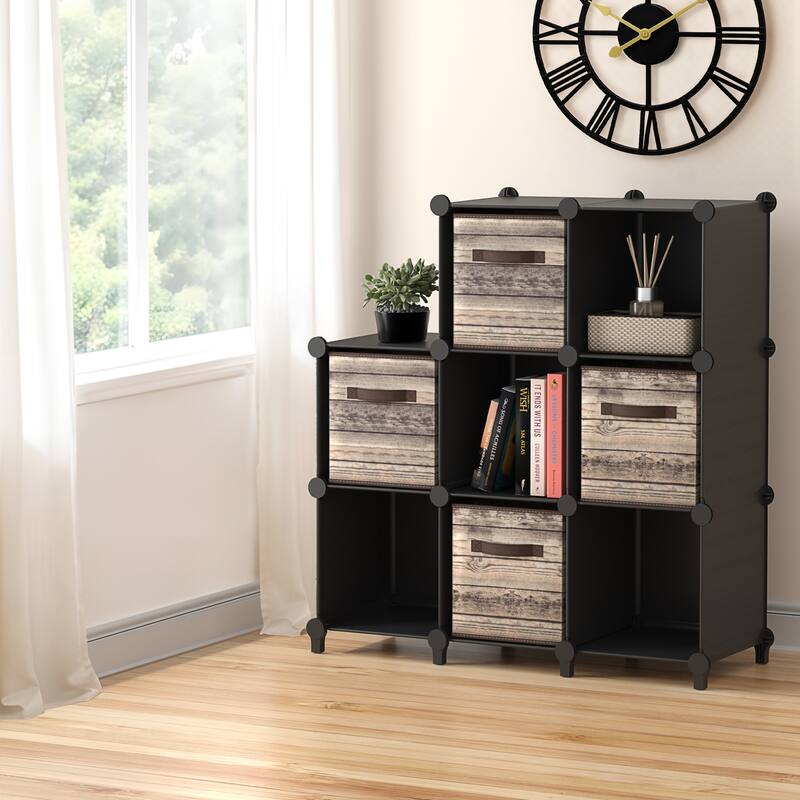 Sorbus Cube Storage Organizer – Waterproof Cubby Shelf for Closet, Toys, Books, Shoes, Décor – Space-Saving Bookshelf