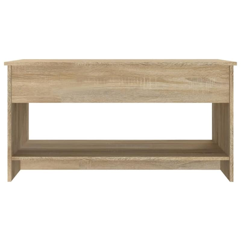 vidaXL Coffee Table Lift Top End Table Accent Side Sofa Table Engineered Wood - 40.2" x 19.7" x 20.7"
