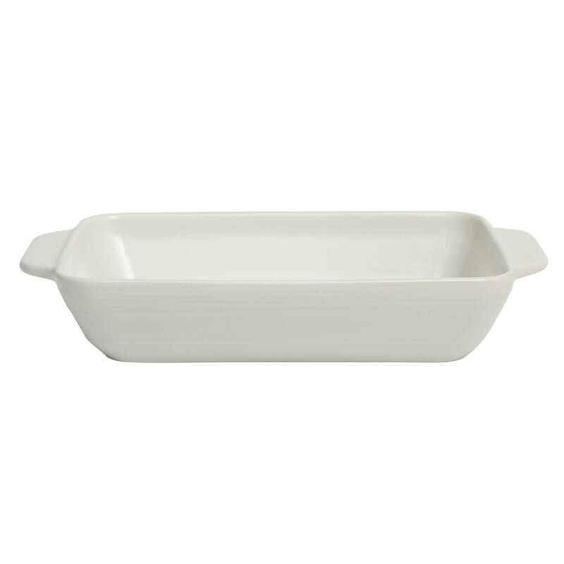 Gibson Home Beachmont 9 x 13 4 Qt Casserole Baking Dish for Oven, Ceramic Baking Pan, Lasagna Pan with Handles