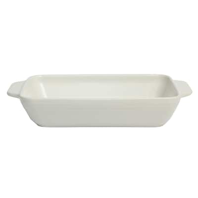 Gibson Home Beachmont 9 x 13 4 Qt Casserole Baking Dish for Oven, Ceramic Baking Pan, Lasagna Pan with Handles