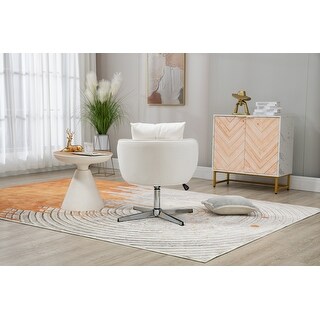 Home Office Desk Chair, Vanity Chair, Adjustable Height , Beige - Bed ...