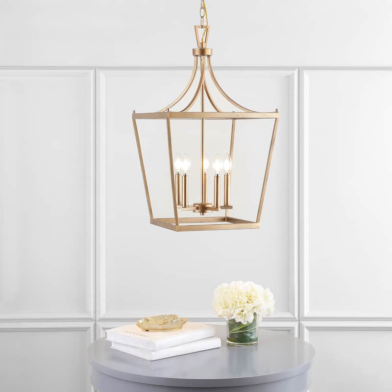 SAFAVIEH Lighting Coriena 5-light Pendant - 16"x16"x32-104" - 16Wx16Dx104H