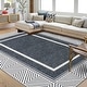 preview thumbnail 2 of 31, Area Rug Modern Washable Rugs for Living Room Bedroom Bordered Rugs Non-Slip Low Pile Rug