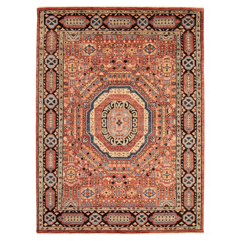 ECARPETGALLERY Hand-knotted Jules Serapi Dark Copper Wool Rug - 9'0 x 12'2