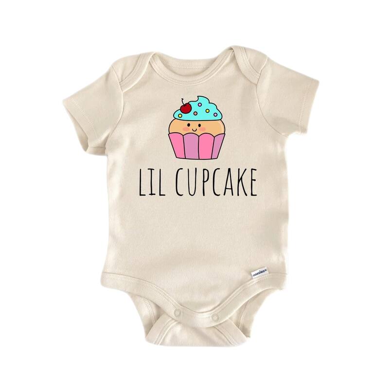 Cupcake Baking Baker - Baby Boy Girl Clothes Infant Bodysuit Funny Cute Newborn - White - 0-3M