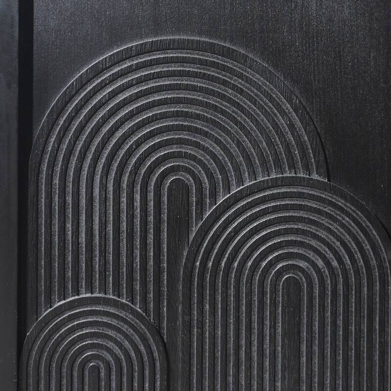 Black Pantry Cabinet Coffee Cabinet Buffet Cabinet Hallway Cabinet