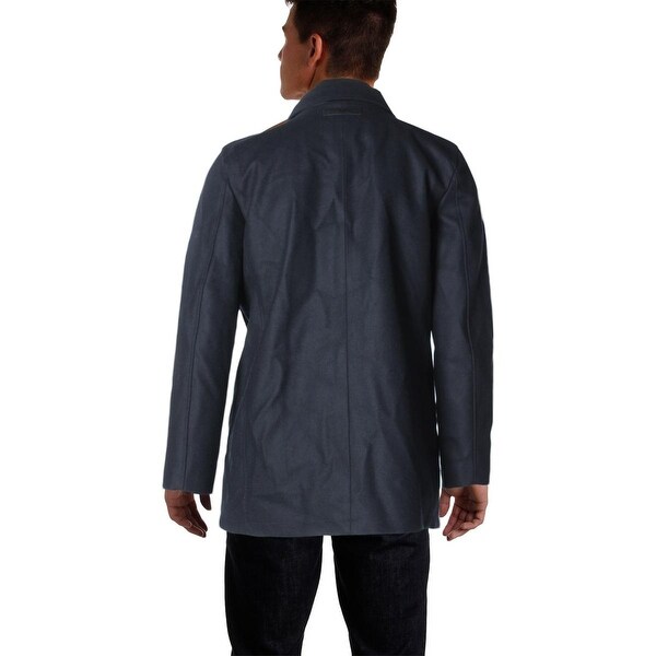 calvin klein double zipper coat