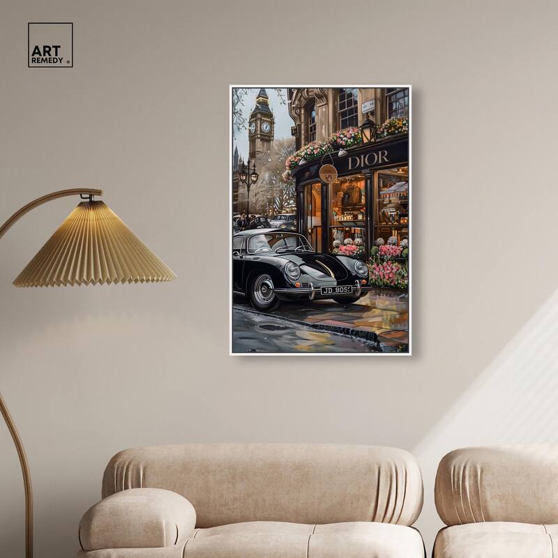 A View of London from the Car Canvas by Art Remedy