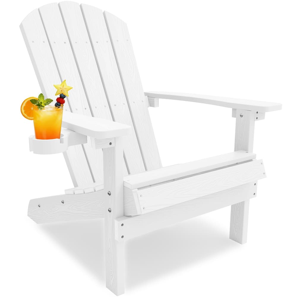 WINSOON All Weather HIPS Outdoor Plastic Adirondack Chair