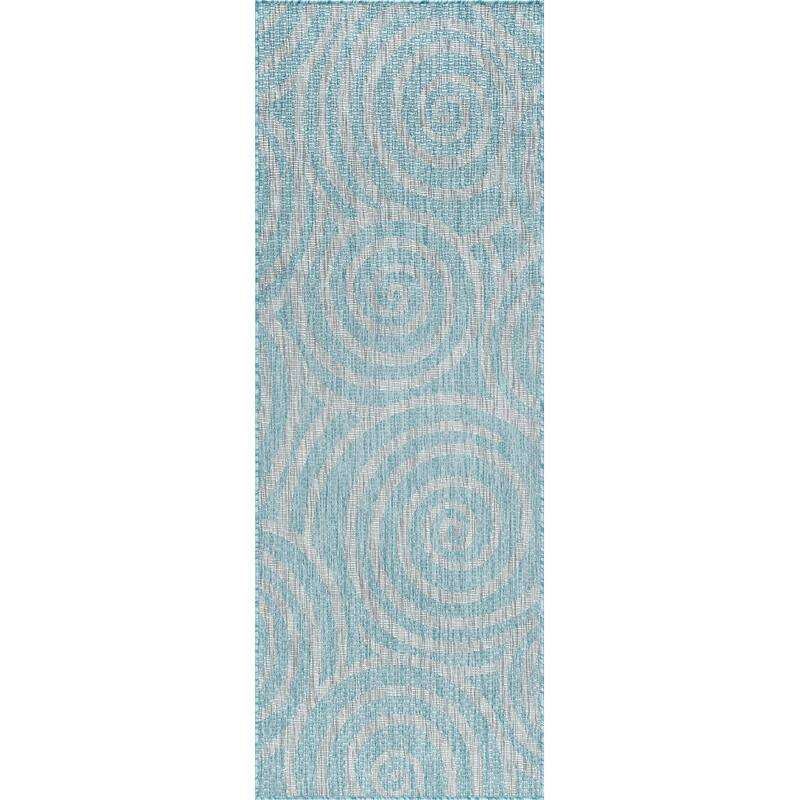 Colonnade Transitional Geometric Indoor/Outdoor Area Rug