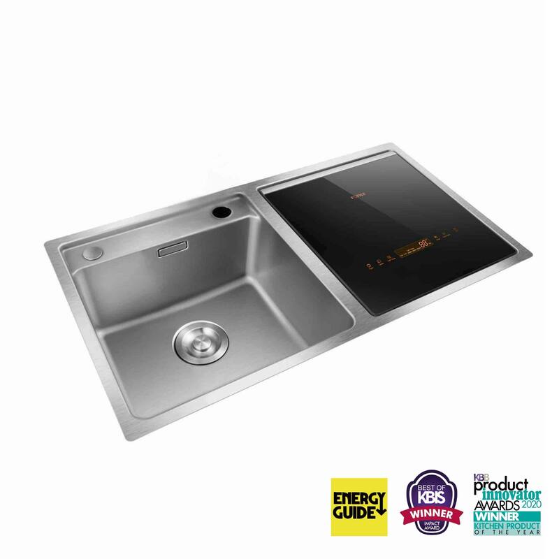 FOTILE 18 in. 2in1 InSink & Dishwasher Combo with Waterproof Touchscreen in Stainless Steel