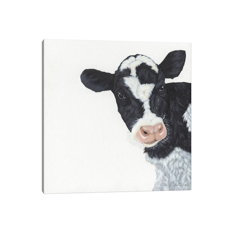 iCanvas "Cow" by Ashley Justice Canvas Print
