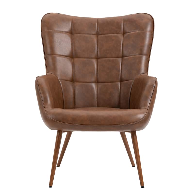 Modern Accent Chair Wingback Armchair