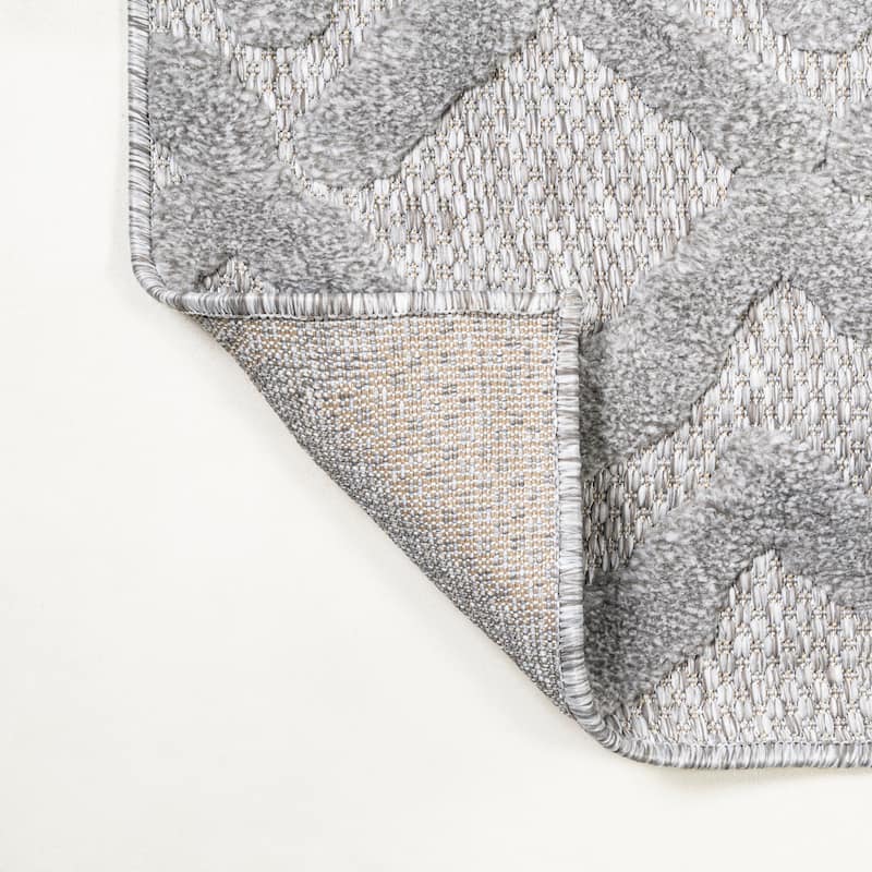 JONATHAN Y Portmany Moroccan Diamond Indoor/Outdoor Area Rug