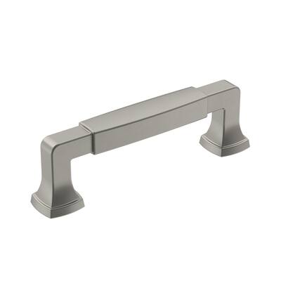 Stature 3-3/4 in (96 mm) Center-to-Center Satin Nickel Cabinet Pull - 3.75